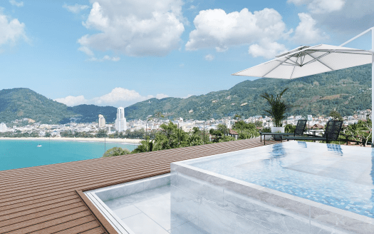 Thai Heritage Penthouse with Stunning Sea Views in Patong Bay